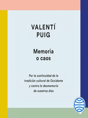 cover image of Memoria o caos